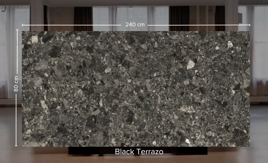 Black Terrazo